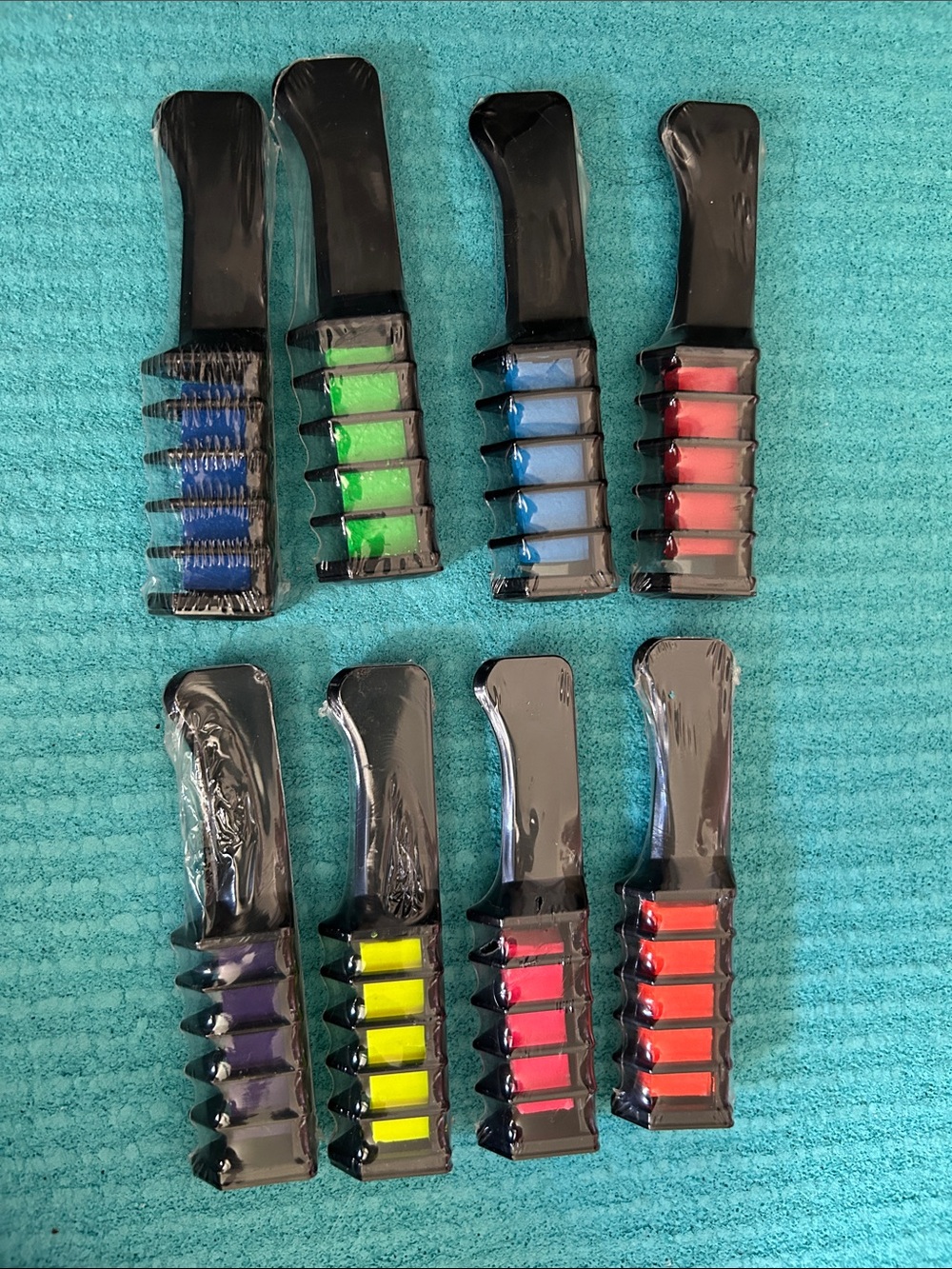 Mini Combs for temporary coloring hair